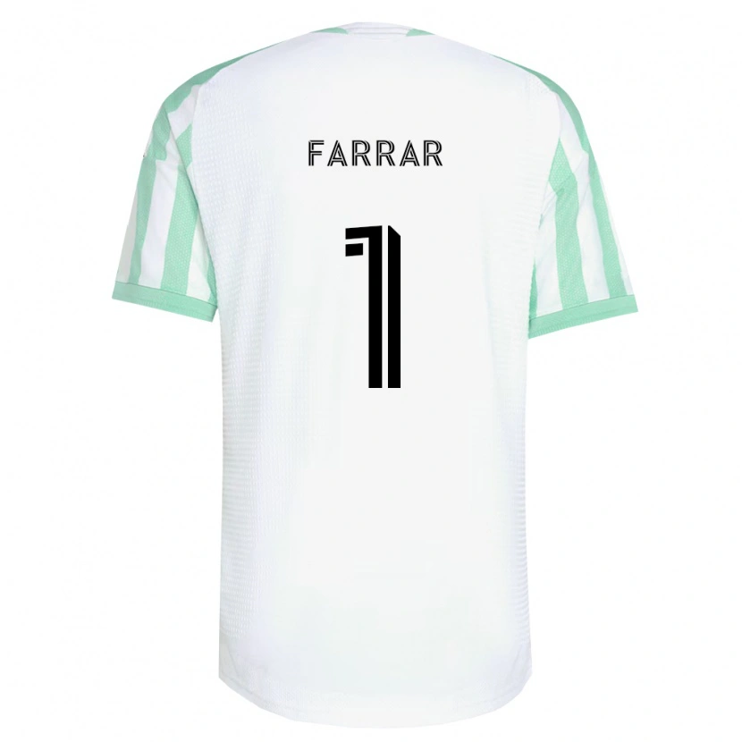 Danxen Criança Camisola Charlie Farrar #1 Verde Claro Branco Preto Alternativa 2026/27 Camisa