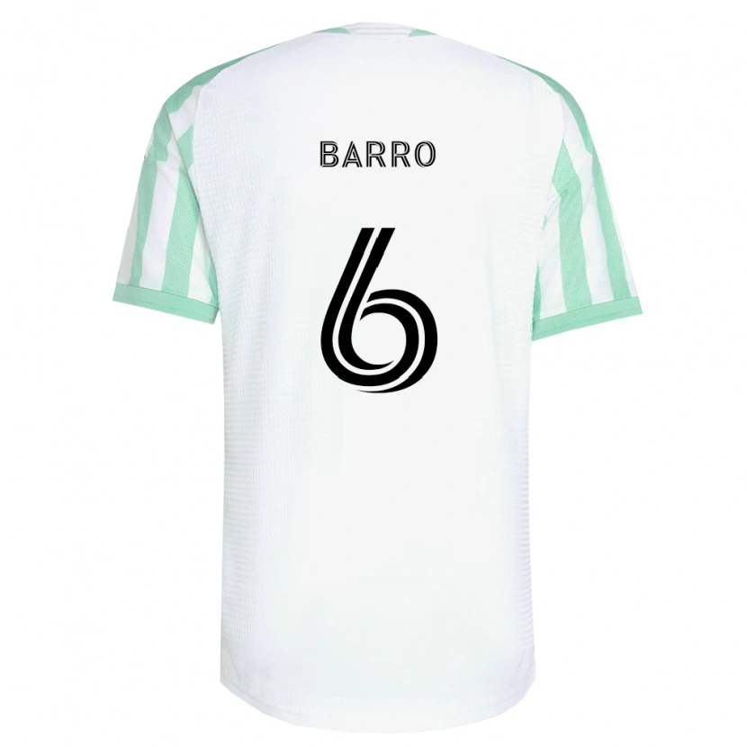 Danxen Criança Camisola Djakaría Barro #6 Verde Claro Branco Preto Alternativa 2026/27 Camisa