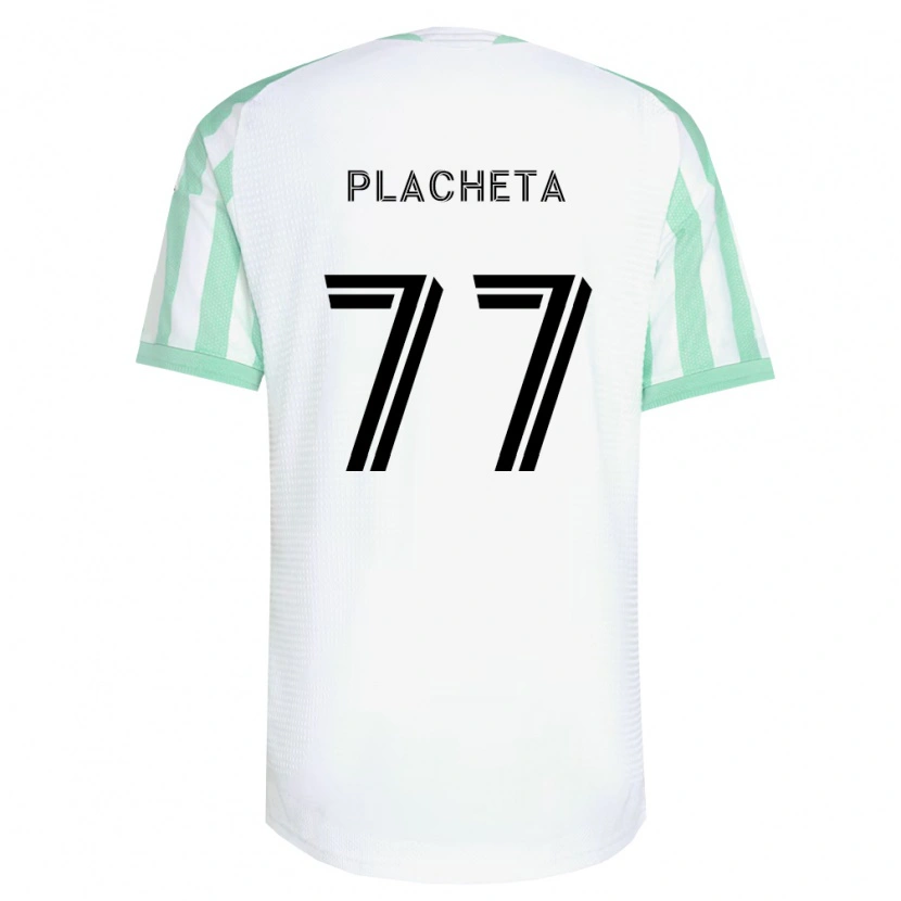Danxen Criança Camisola Przemysław Płacheta #77 Verde Claro Branco Preto Alternativa 2026/27 Camisa