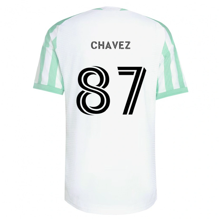 Danxen Criança Camisola Alfonso Ocampo-Chávez #87 Verde Claro Branco Preto Alternativa 2026/27 Camisa