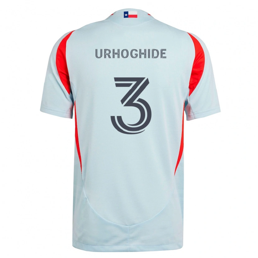 Danxen Criança Camisola Osaze Urhoghide #3 Cinza Escuro Branco Vermelho Alternativa 2026/27 Camisa