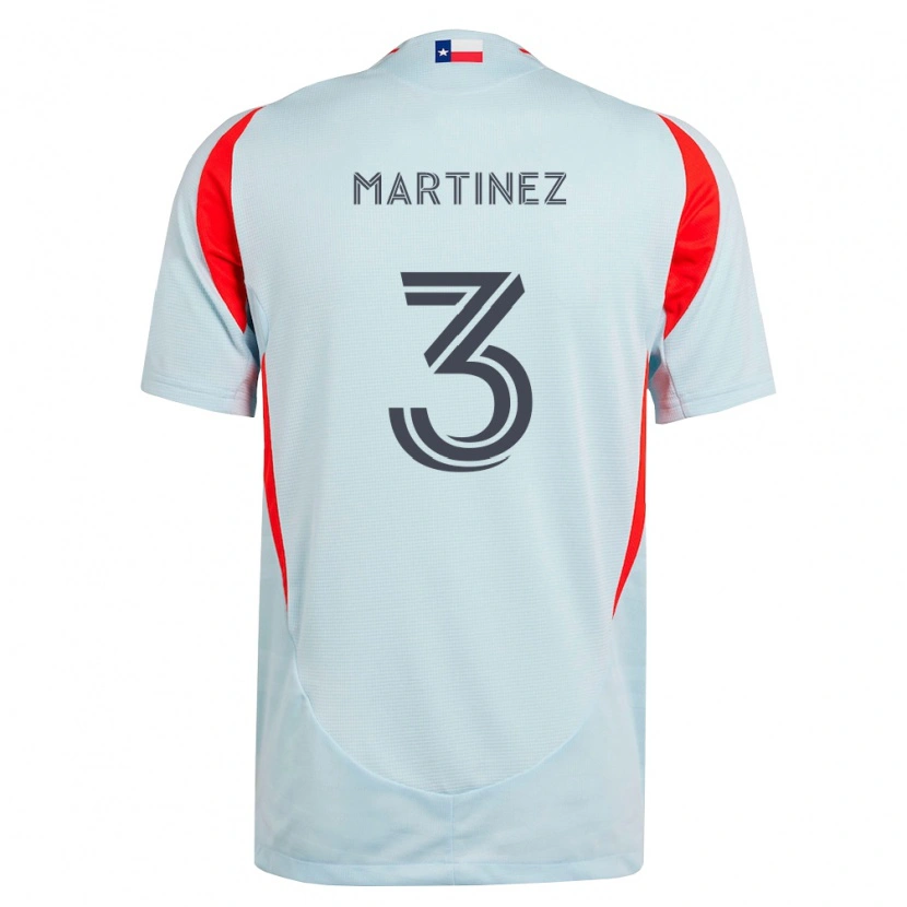 Danxen Criança Camisola José Antonio Martínez #3 Cinza Escuro Branco Vermelho Alternativa 2026/27 Camisa