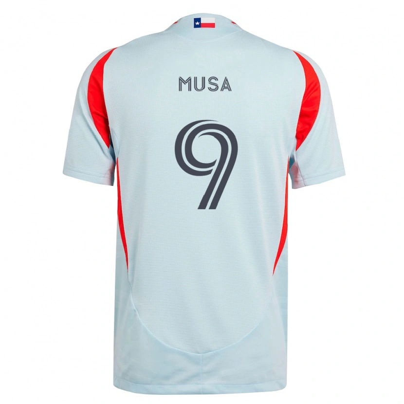 Danxen Criança Camisola Petar Musa #9 Cinza Escuro Branco Vermelho Alternativa 2026/27 Camisa