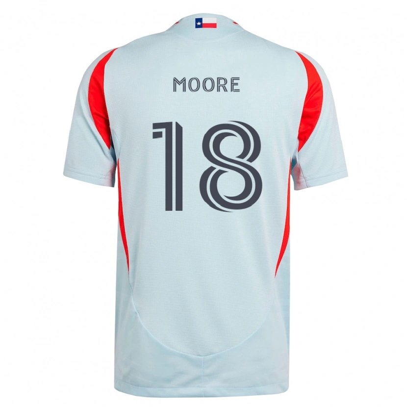 Danxen Criança Camisola Shaq Moore #18 Cinza Escuro Branco Vermelho Alternativa 2026/27 Camisa