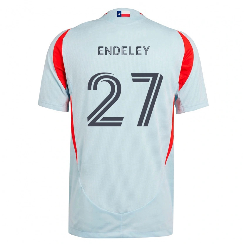 Danxen Criança Camisola Herbert Endeley #27 Cinza Escuro Branco Vermelho Alternativa 2026/27 Camisa