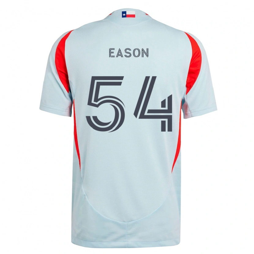 Danxen Criança Camisola Jordyn Eason #54 Cinza Escuro Branco Vermelho Alternativa 2026/27 Camisa