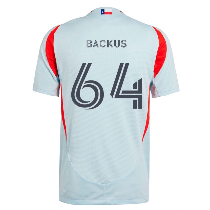 Danxen Criança Camisola Braeden Backus #64 Cinza Escuro Branco Vermelho Alternativa 2026/27 Camisa