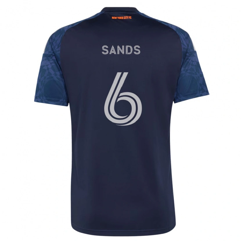 Danxen Criança Camisola James Sands #6 Azul Profundo Branco Alternativa 2026/27 Camisa