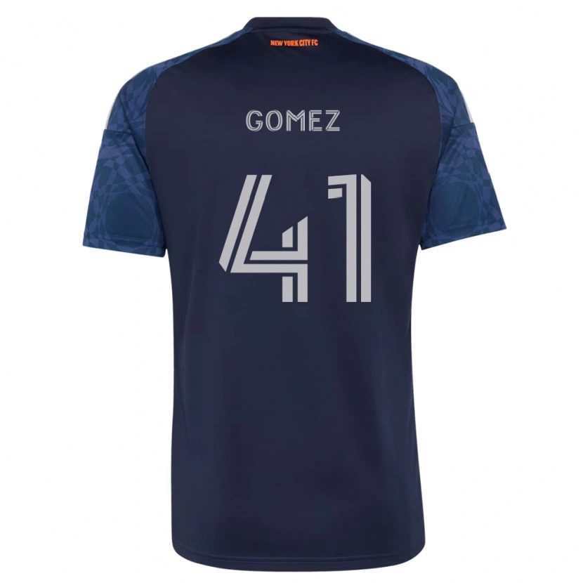 Danxen Criança Camisola Julián Gómez #41 Azul Profundo Branco Alternativa 2026/27 Camisa