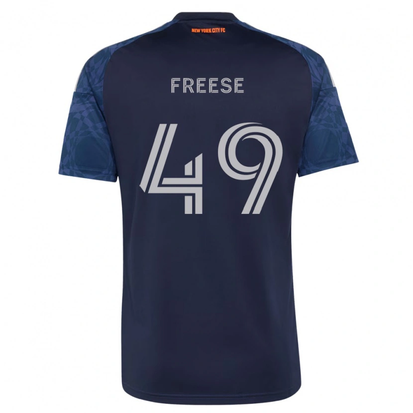 Danxen Criança Camisola Matt Freese #49 Azul Profundo Branco Alternativa 2026/27 Camisa