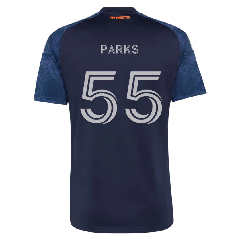 Danxen Criança Camisola Keaton Parks #55 Azul Profundo Branco Alternativa 2026/27 Camisa