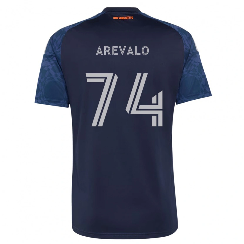 Danxen Criança Camisola Ronny Arévalo #74 Azul Profundo Branco Alternativa 2026/27 Camisa