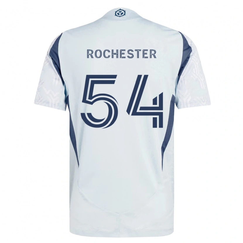 Danxen Criança Camisola Lamonth Rochester #54 Azul Branco Cinza Alternativa 2026/27 Camisa