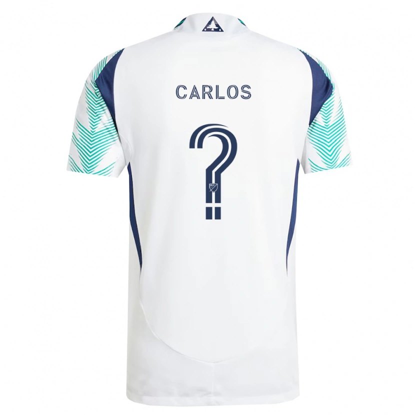 Danxen Criança Camisola Cristiano Carlos #0 Branco Azul Marinho Verde Claro Alternativa 2026/27 Camisa