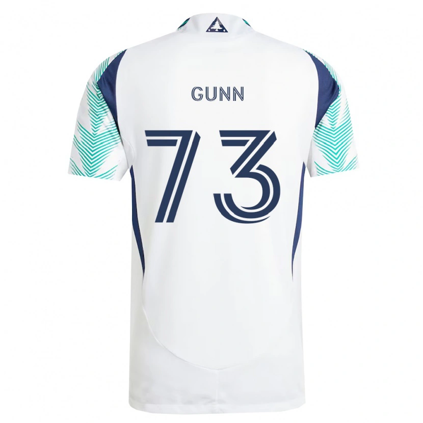 Danxen Criança Camisola Jd Gunn #73 Branco Azul Marinho Verde Claro Alternativa 2026/27 Camisa
