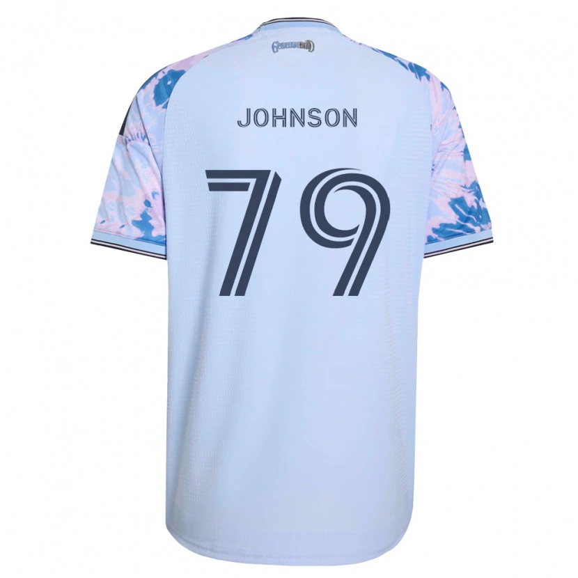 Danxen Criança Camisola Darius Johnson #79 Azul Real Branco Preto Alternativa 2026/27 Camisa