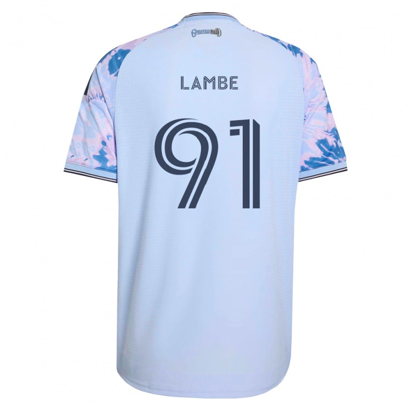 Danxen Criança Camisola Connor Lambe #91 Azul Real Branco Preto Alternativa 2026/27 Camisa