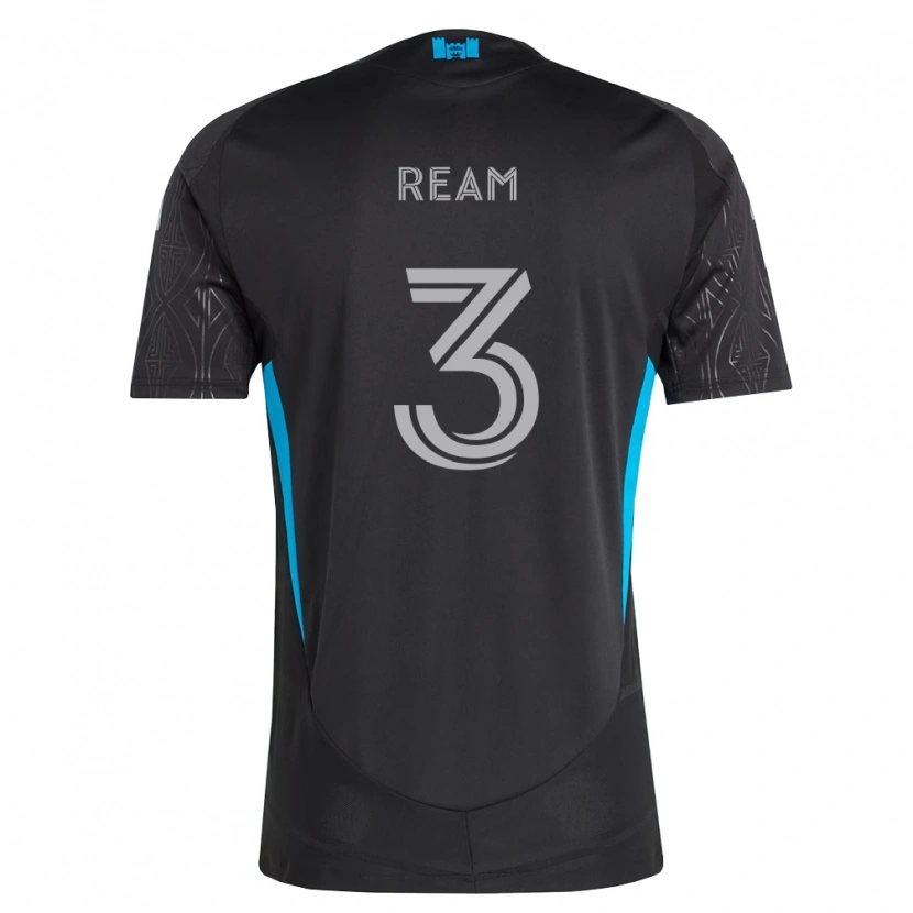 Danxen Criança Camisola Tim Ream #3 Preto Branco Azul Celeste Alternativa 2026/27 Camisa