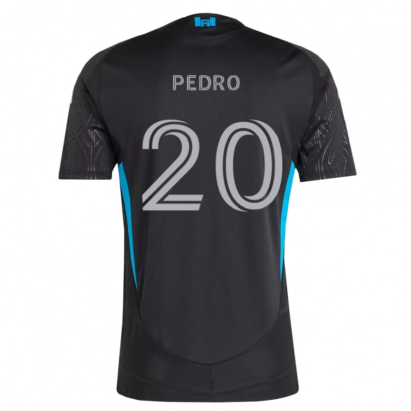 Danxen Criança Camisola João Pedro #20 Preto Branco Azul Celeste Alternativa 2026/27 Camisa