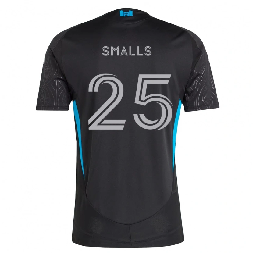 Danxen Criança Camisola Tyger Smalls #25 Preto Branco Azul Celeste Alternativa 2026/27 Camisa