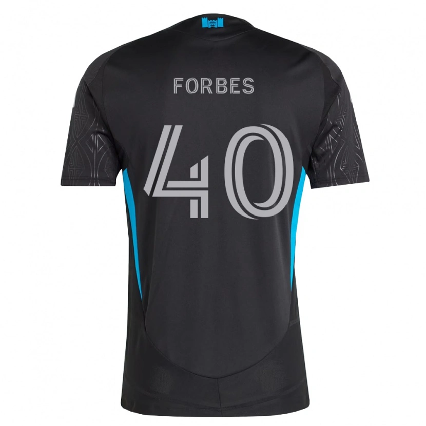 Danxen Criança Camisola Jahlane Forbes #40 Preto Branco Azul Celeste Alternativa 2026/27 Camisa