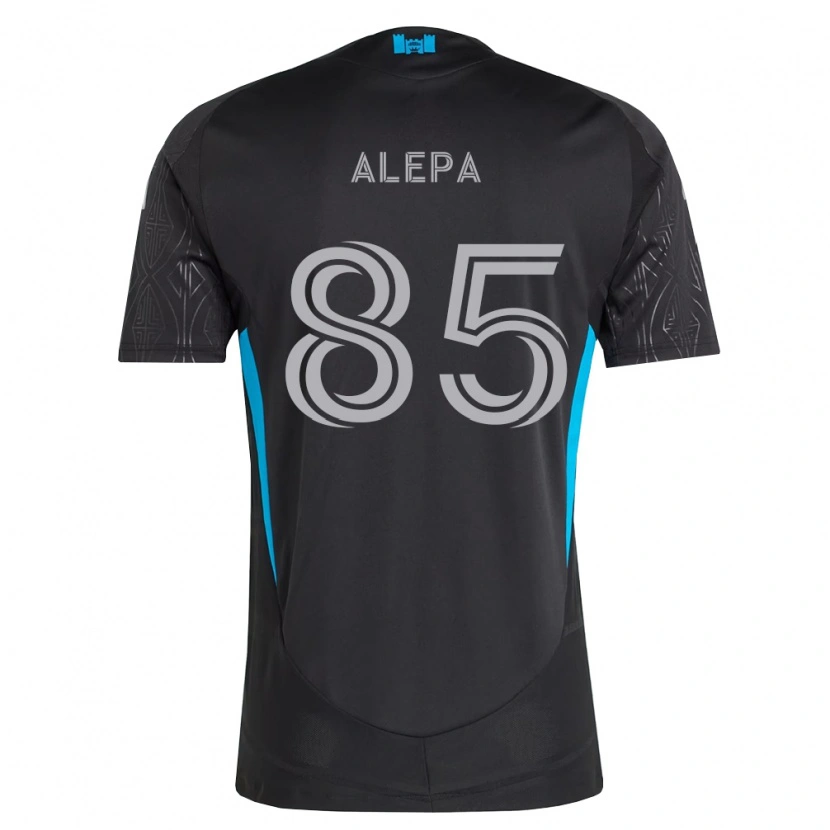 Danxen Criança Camisola Landon Alepa #85 Preto Branco Azul Celeste Alternativa 2026/27 Camisa