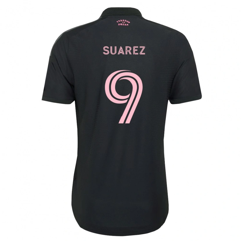 Danxen Criança Camisola Luis Suárez #9 Rosa Preto Branco Alternativa 2026/27 Camisa