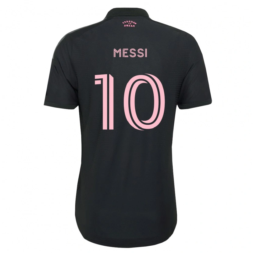 Danxen Criança Camisola Lionel Messi #10 Rosa Preto Branco Alternativa 2026/27 Camisa