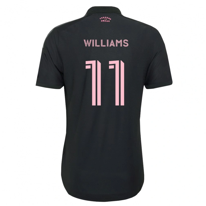 Danxen Criança Camisola Chaz Williams #11 Rosa Preto Branco Alternativa 2026/27 Camisa