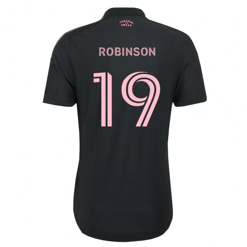Danxen Criança Camisola Robbie Robinson #19 Rosa Preto Branco Alternativa 2026/27 Camisa