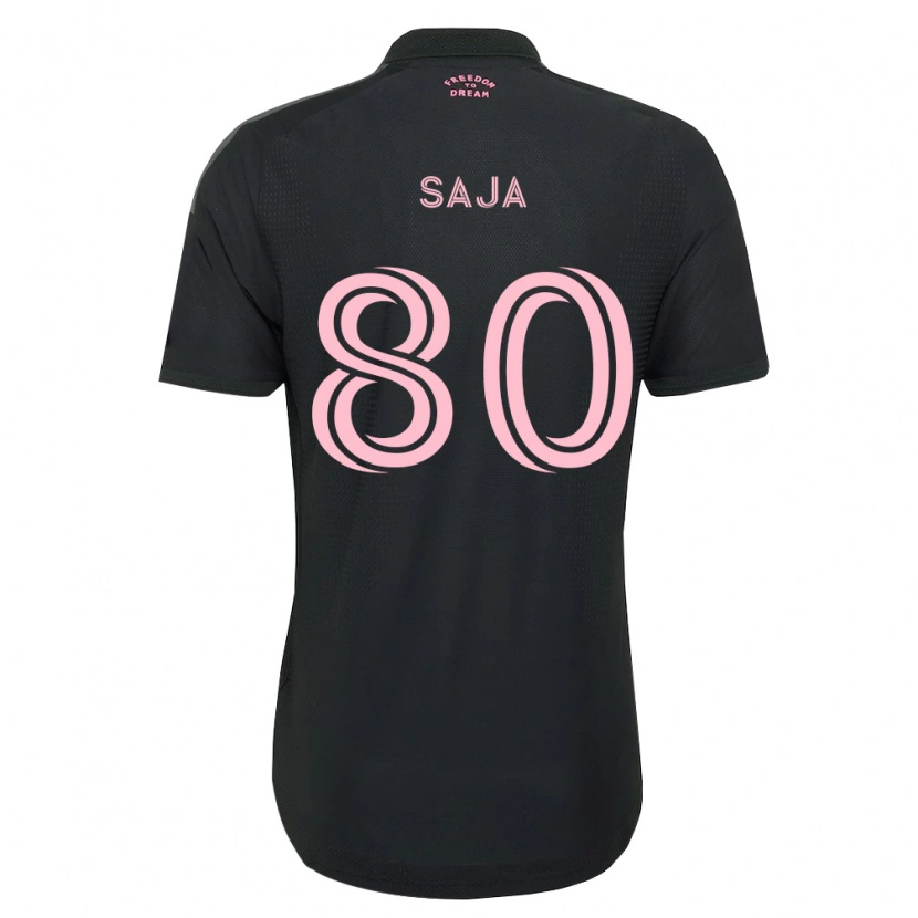 Danxen Criança Camisola Mateo Saja #80 Rosa Preto Branco Alternativa 2026/27 Camisa