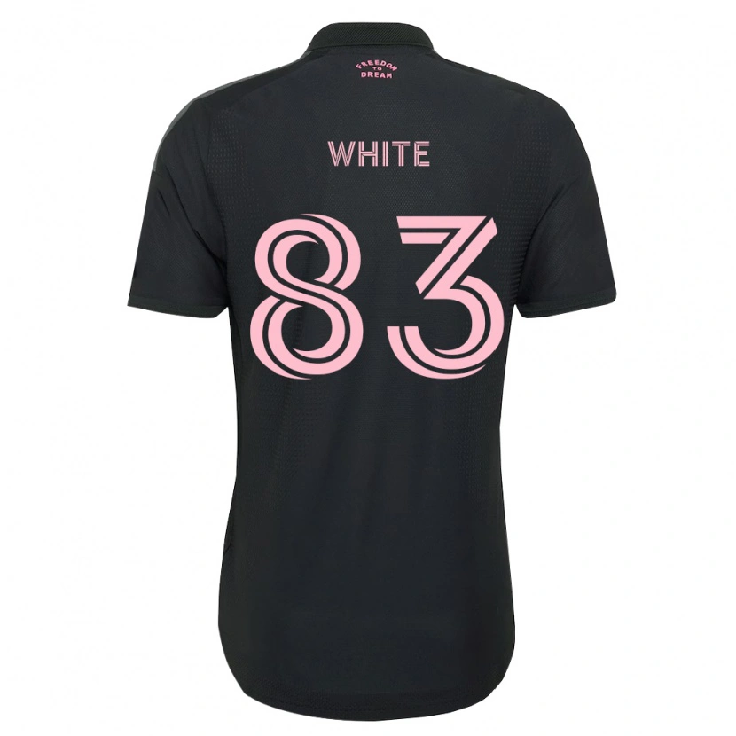Danxen Criança Camisola Rondell White #83 Rosa Preto Branco Alternativa 2026/27 Camisa