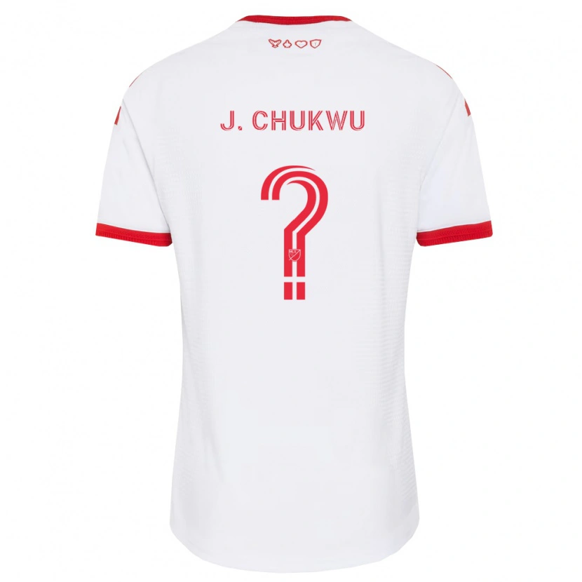 Danxen Criança Camisola Joses Chukwu #0 Branco Vermelho Preto Alternativa 2026/27 Camisa