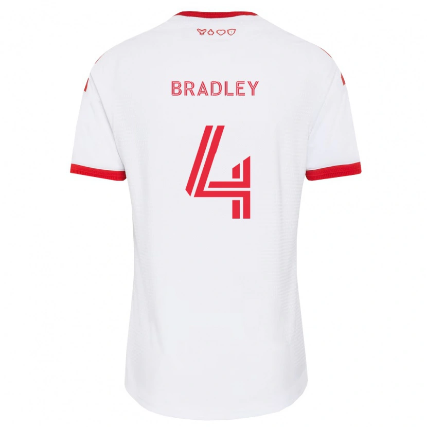 Danxen Criança Camisola Michael Bradley #4 Branco Vermelho Preto Alternativa 2026/27 Camisa