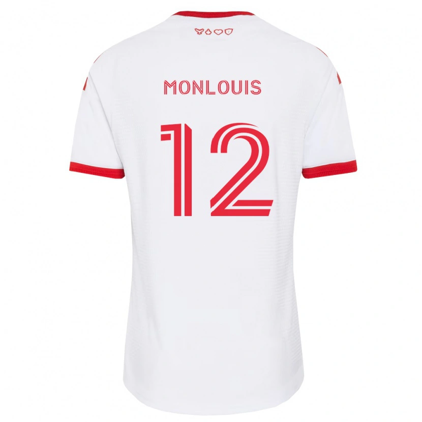Danxen Criança Camisola Zane Monlouis #12 Branco Vermelho Preto Alternativa 2026/27 Camisa