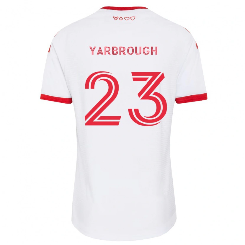 Danxen Criança Camisola William Yarbrough #23 Branco Vermelho Preto Alternativa 2026/27 Camisa