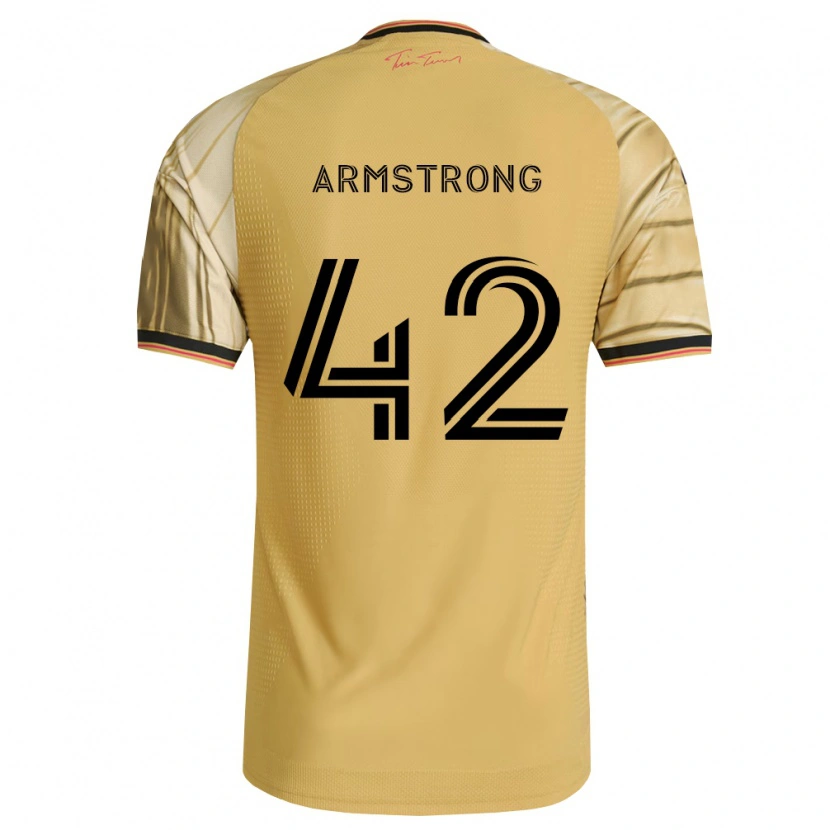 Danxen Criança Camisola Ezra Armstrong #42 Marrom Amarelo Preto Alternativa 2026/27 Camisa