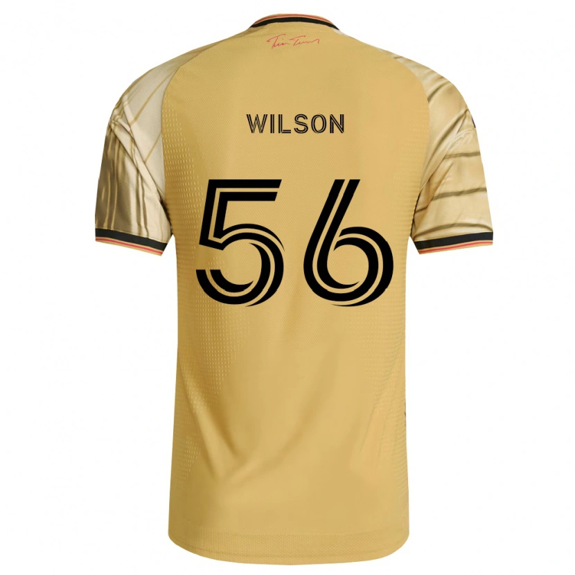 Danxen Criança Camisola Blake Wilson #56 Marrom Amarelo Preto Alternativa 2026/27 Camisa