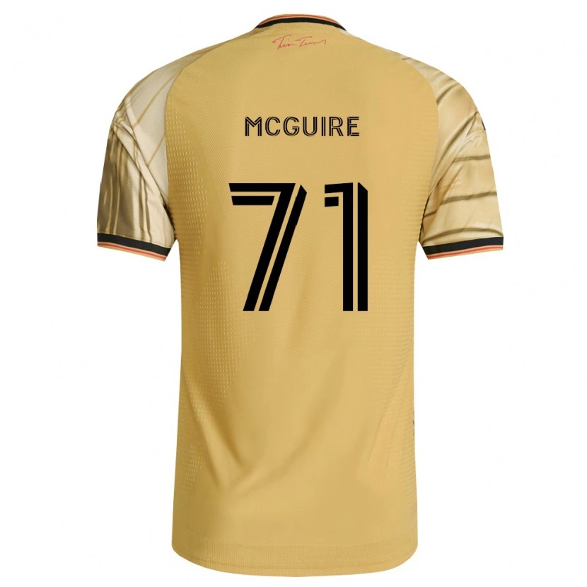 Danxen Criança Camisola Nolan Mcguire #71 Marrom Amarelo Preto Alternativa 2026/27 Camisa