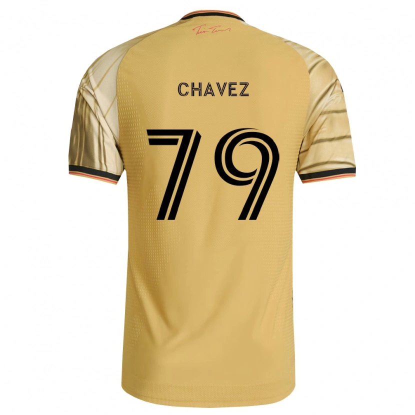 Danxen Criança Camisola Emiliano Chavez #79 Marrom Amarelo Preto Alternativa 2026/27 Camisa