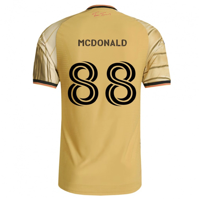 Danxen Criança Camisola Patrick Mcdonald #88 Marrom Amarelo Preto Alternativa 2026/27 Camisa
