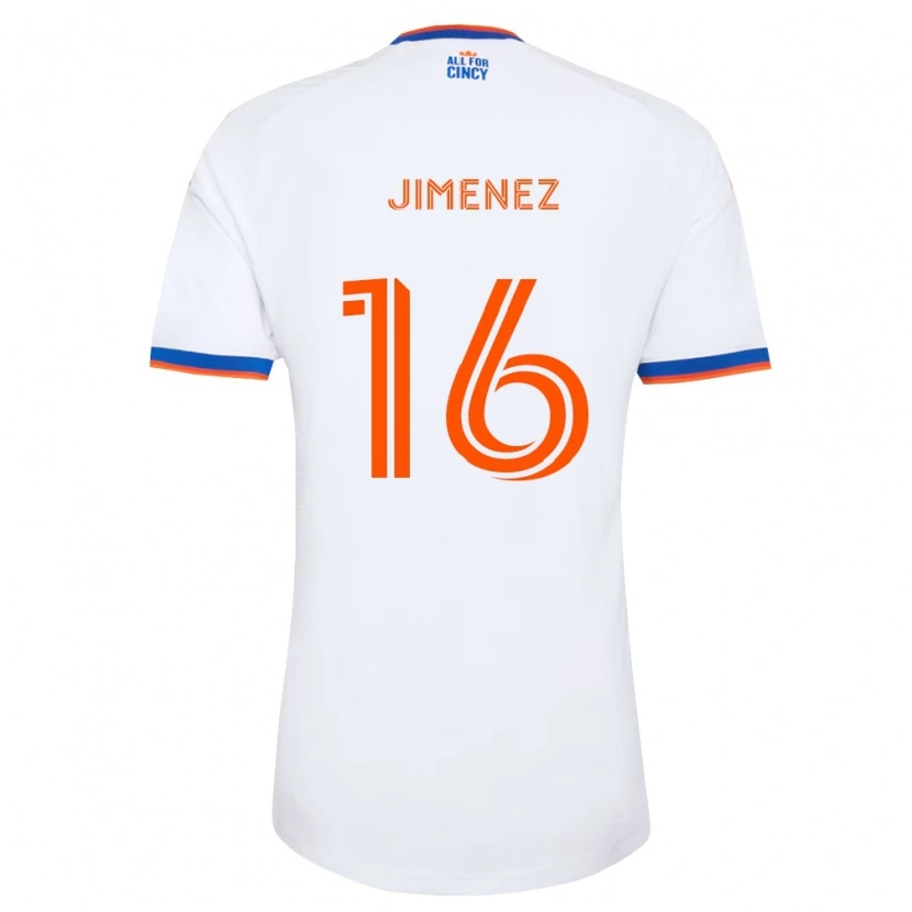 Danxen Criança Camisola Joshua Jimenez #16 Branco Azul Marinho Laranja Alternativa 2026/27 Camisa