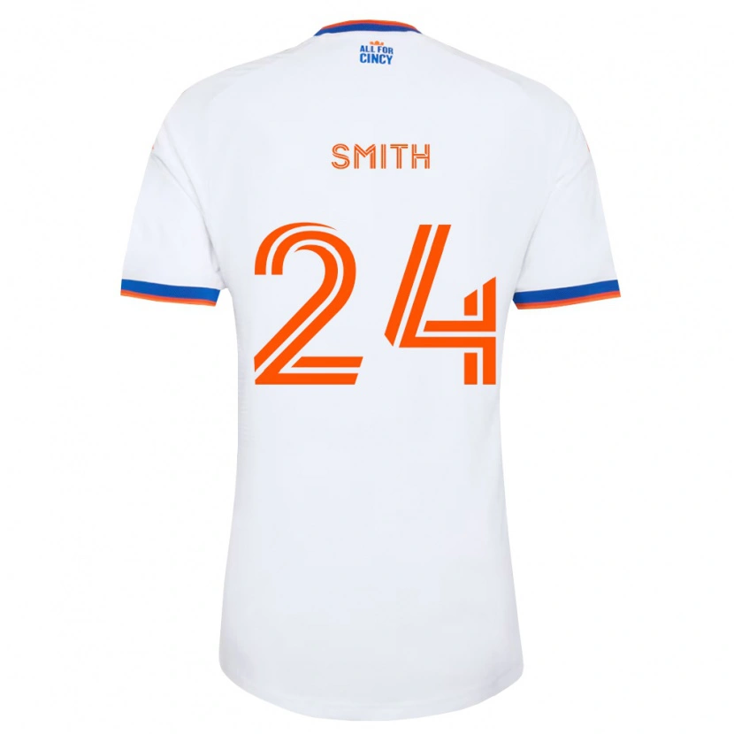 Danxen Criança Camisola Kyle Smith #24 Branco Azul Marinho Laranja Alternativa 2026/27 Camisa