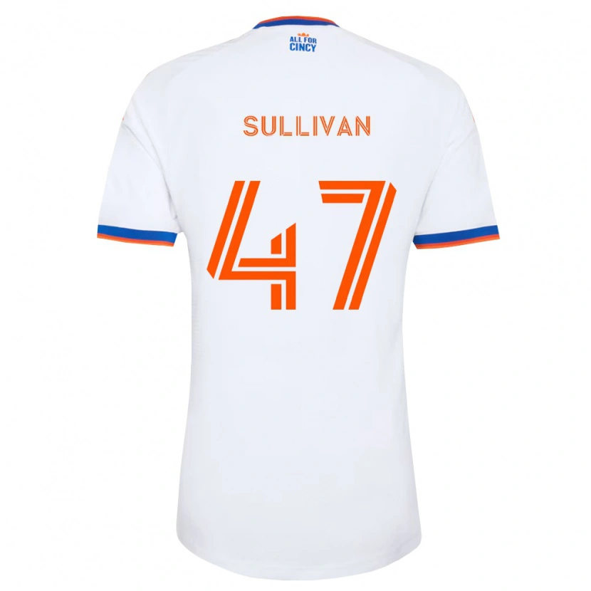 Danxen Criança Camisola Michael Sullivan #47 Branco Azul Marinho Laranja Alternativa 2026/27 Camisa