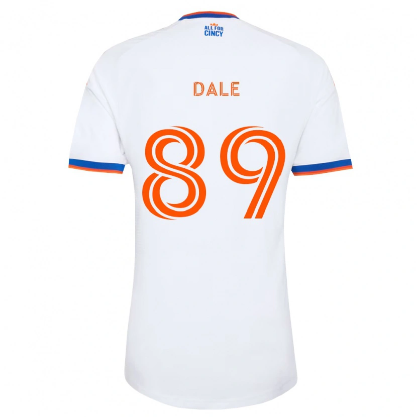 Danxen Criança Camisola Connor Dale #89 Branco Azul Marinho Laranja Alternativa 2026/27 Camisa