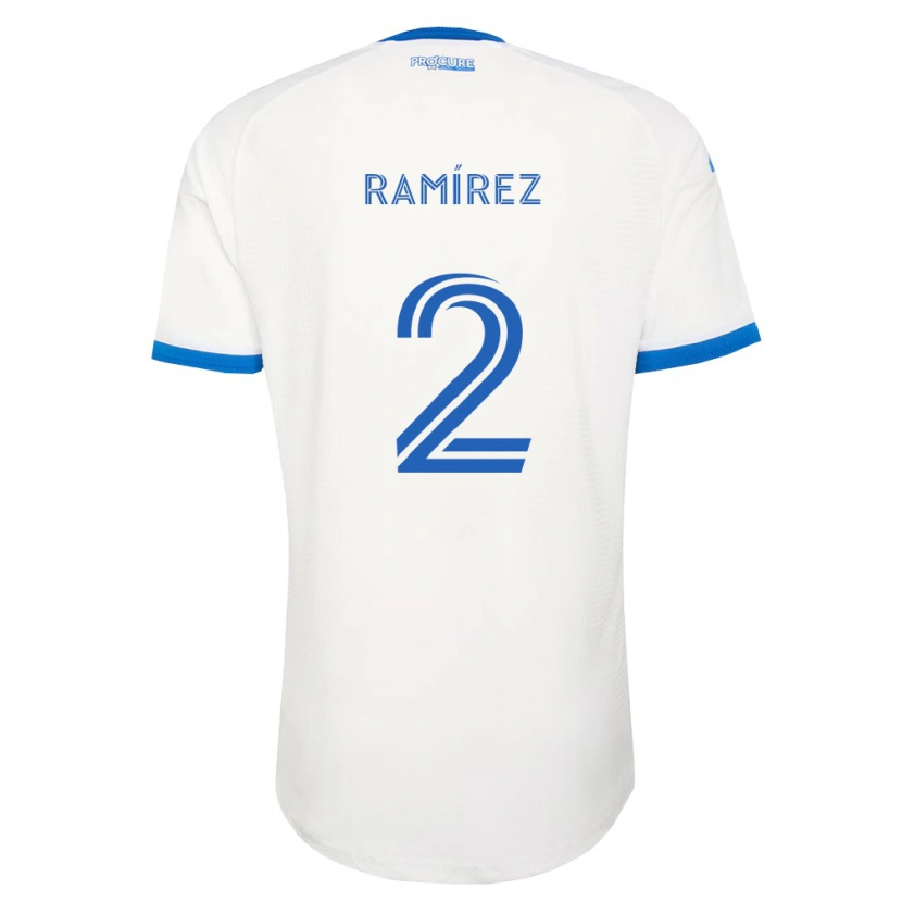 Danxen Criança Camisola Luis Ramírez #2 Azul Celeste Branco Alternativa 2026/27 Camisa
