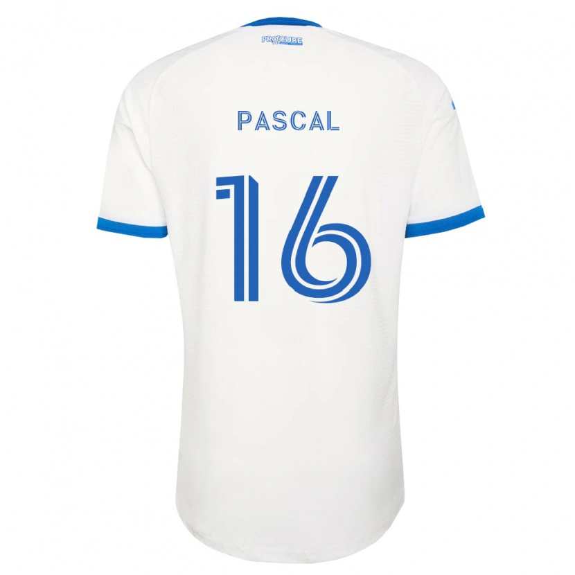 Danxen Criança Camisola Raphael Pascal #16 Azul Celeste Branco Alternativa 2026/27 Camisa