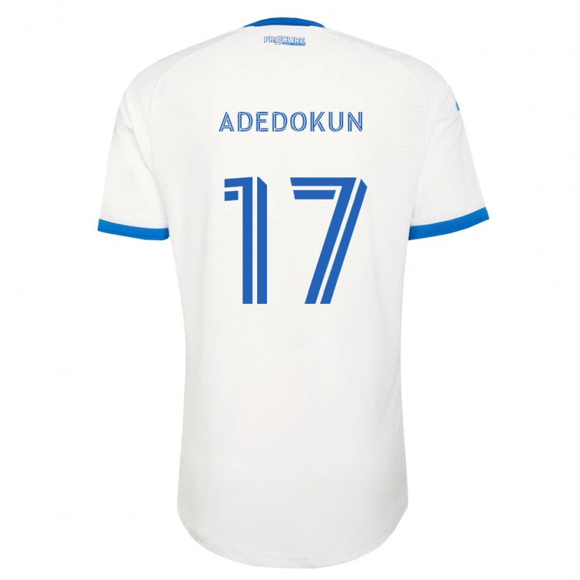 Danxen Criança Camisola Michael Adedokun #17 Azul Celeste Branco Alternativa 2026/27 Camisa