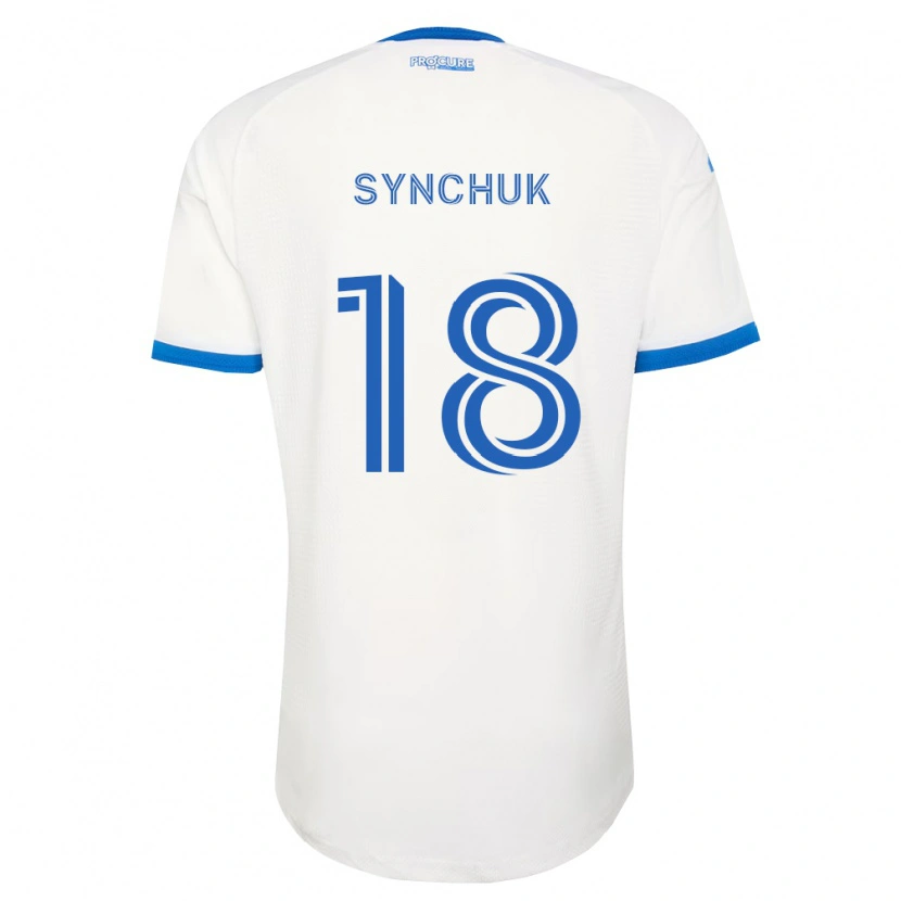 Danxen Criança Camisola Gennadiy Synchuk #18 Azul Celeste Branco Alternativa 2026/27 Camisa