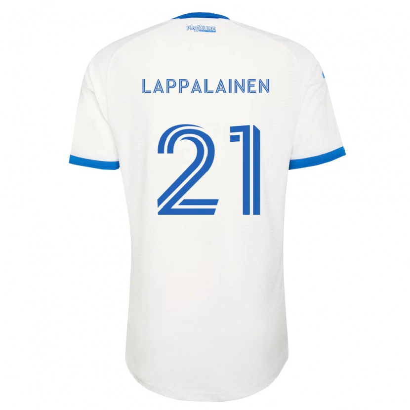 Danxen Criança Camisola Lassi Lappalainen #21 Azul Celeste Branco Alternativa 2026/27 Camisa